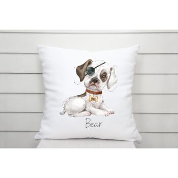 Personalised Pet Dog Cushion Cover, 2 of 11