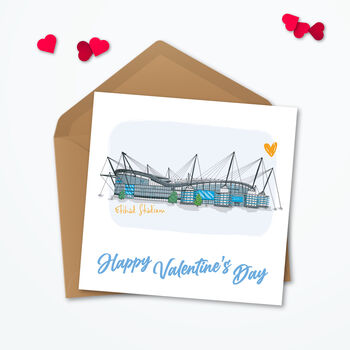 Valentines Manchester City Personalised Card, 3 of 5