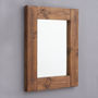 Chunky Old Wood Framed Mirror A, thumbnail 1 of 2