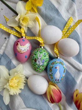 Hand Painted Easter Egg Decoration, 5 of 12