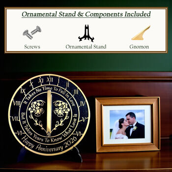 Anniversary Gift Sundial ‘Love Is’ Celebration Present, 5 of 11
