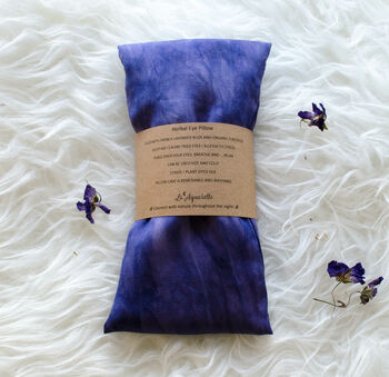Organic Lavender Hand Dyed Eye Pillow, 6 of 7