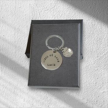 Personalised Teacher Gift Key Ring Set With Engraving, 2 of 3