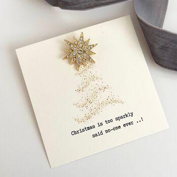 Starburst Gold Or Silver Sparkling Pin, 6 of 12