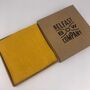 Irish Linen Pocket Square In Mustard Yellow, thumbnail 2 of 3