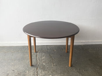 1960s Mid Century Small Kitchen Drop Leaf Table, 8 of 12