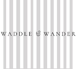 stripy waddle and wander logo