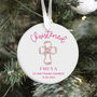 Personalised Christening Ornament Gift For Girl, thumbnail 1 of 7