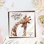 Giraffe Mother's Day Card, thumbnail 4 of 6