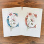 C Is For Cosmos Initial Print, Personalised, thumbnail 2 of 9