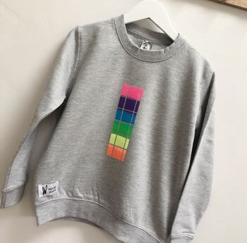 Kids And Babies Personalised Grey Letter Sweatshirt, 11 of 11