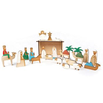 Wooden Advent Nativity Calendar, 3 of 4