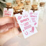 Last Rodeo Hen Party Favours Personalised Shot Bottle Party Bag Filler, thumbnail 1 of 7
