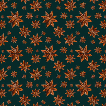 Christmas Star Anise Eco Wrapping Paper Sheet Pack, 3 of 3