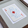 A Diamond In The Rough Vintage Playing Card Print, thumbnail 4 of 6