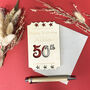 Personalised 50th Birthdays Wooden Card, thumbnail 3 of 7