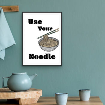 Use Your Noodle Kitchen Print, 2 of 4