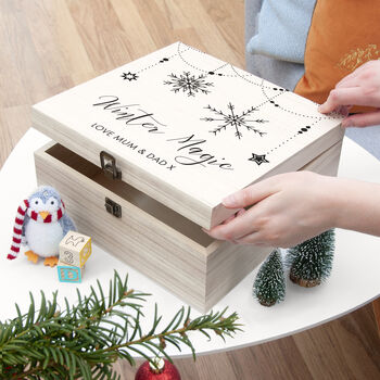 Personalised Winter Magic Christmas Eve Box, 6 of 12