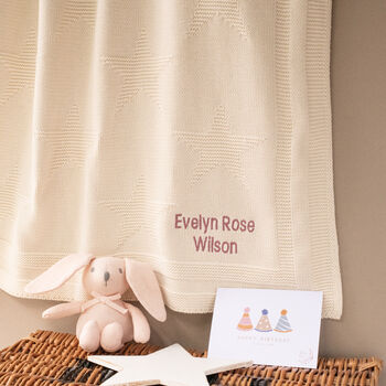 Little Star Baby Shower Unisex Cream Gift Box, 6 of 12