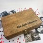 Personalised Carved Wooden Keepsake Box, thumbnail 1 of 10