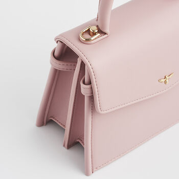 Pink Small Structured Tote Bag, 10 of 10