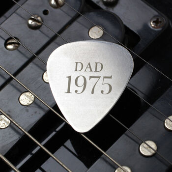 Personalised Year Silver Plectrum, 3 of 3