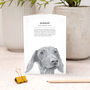 Dachshund Sausage Dog Funny A6 Notebook, thumbnail 1 of 6