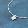Butterfly Charm Indian Payal Anklet, thumbnail 4 of 6