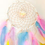 Baby Room Decor Pink Flower Dreamcatcher Wall Hanging, thumbnail 5 of 5