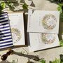 Spring Flowers Ready To Write Save The Date Cards, thumbnail 3 of 6