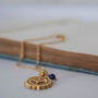 Compass With Lapis Lazuli Bracelet In Silver Or Gold, thumbnail 1 of 7