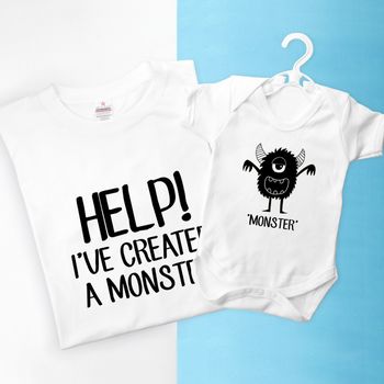 Personalised Me And My Little Monster Set, 2 of 3
