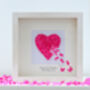 Handmade 3D Framed Butterfly Heart, Can Be Personalised, thumbnail 3 of 7