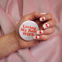'Living My Best Wife' Hen Party Badge, thumbnail 1 of 2