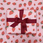 Luxury Strawberry Wrapping Paper/Gift Wrap, thumbnail 1 of 7