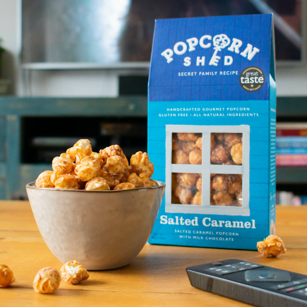 Cheese And Caramel Gourmet Popcorn Duo Pack By Popcorn Shed