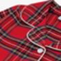 Men's Personalised Tartan Luxury Christmas Brushed Cotton Pyjama, thumbnail 4 of 4