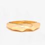 Nami 18 K Gold Plated Hammered Bangle, thumbnail 1 of 5