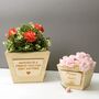 Personalised Handcrafted Wooden Plant Pot, thumbnail 1 of 2