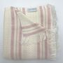 Lipsi Striped Peshtemal Towel Dusty Pink, thumbnail 7 of 12