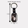 Personalised Pet Photograph And Message Metal Keyring, thumbnail 4 of 4