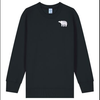 Organic Cotton Embroidered Polar Bear Sweatshirt, 12 of 12