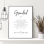 Personalised Grandad Poem Print | Christmas Or Birthday Gift From Grandchildren, thumbnail 1 of 9