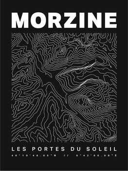 Morzine Contours Art Print Outdoor Sports, 4 of 6