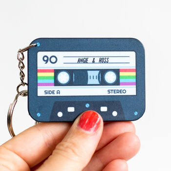 Personalised Cassette Tape Keyring, 7 of 11