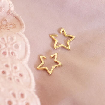 Gold Plated Star Ear Cuffs, 5 of 8