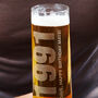 Special Year Personalised Beer Glass, thumbnail 3 of 4