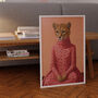 Cheetah Lady Art Print, thumbnail 1 of 4