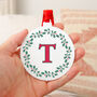 Personalised Initial Christmas Tree Decoration, thumbnail 8 of 10