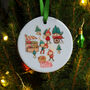 Personalised Elf Market Christmas Tree Ornament, thumbnail 1 of 2